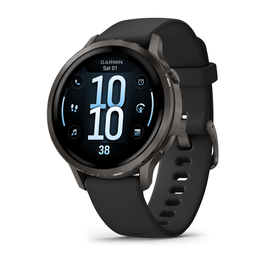 GARMIN Venu 4 Reloj Inteligente 1.2" AMOLED 41mm Negro GPS Wifi 390x390 Pantalla Táctil