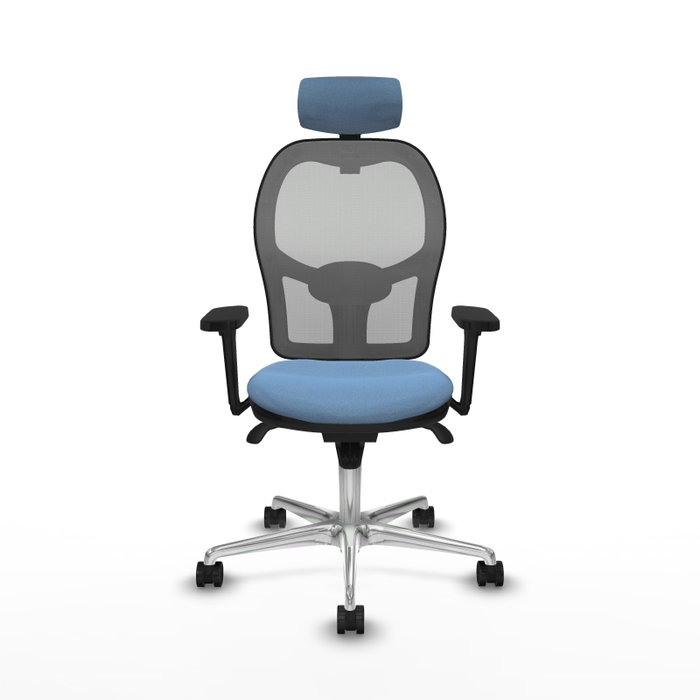 PIQUERAS Y CRESPO Silla de oficina Jorquera Azul cielo y Gris PIQUERAS Y CRESPO Silla de oficina Jorquera Azul cielo y Gris