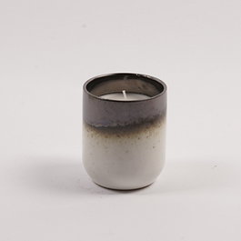 DKD Home Decor Vela de Cera Parafina y Cerámica Marrón