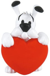 Ideafix con Corazon Rojo Figura 4,5 cm Asterix