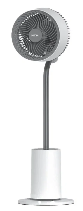 HTW HTW-VP-20FJD Ventilador de Piso y Mesa 20W, 692.4 m³/h, Blanco, Control Remoto