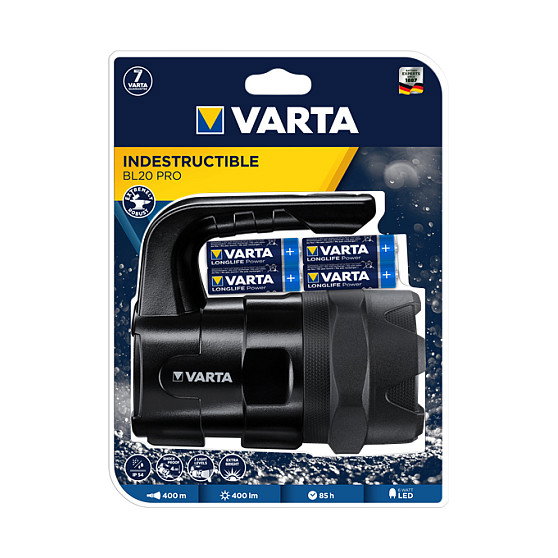 Varta Indestructible BL20 Pro Linterna de Mano LED 400 lm Varta Indestructible BL20 Pro Linterna de Mano LED 400 lm