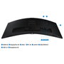 Samsung LS34C652VAUXEN Monitor 34" UltraWide QHD Curvo 100Hz 5ms HDMI USB-C Negro