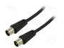 GOOBAY Cable coaxial de 2,5m con conectores en ambos lados