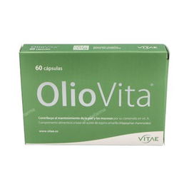 Vitae Oliovita (Piel Y Mucosas) 60 Cápsulas - Aceite De Espino Amarillo Omega 7 Para Piel Y Mucosas