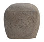 DKD Home Decor Reposapiés Boho Hecho a Mano de Yute Natural 45x45x45 cm - Pack de 2 Unidades