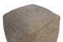 DKD Home Decor Reposapiés Boho Hecho a Mano de Yute Natural 45x45x45 cm - Pack de 2 Unidades