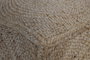 DKD Home Decor Reposapiés Boho Hecho a Mano de Yute Natural 45x45x45 cm - Pack de 2 Unidades