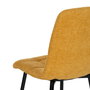 Silla Amarillo Tejido-Metal Contract 44 X 42 X 89 cm (Set de 4)