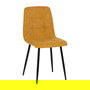 Silla Amarillo Tejido-Metal Contract 44 X 42 X 89 cm (Set de 4)