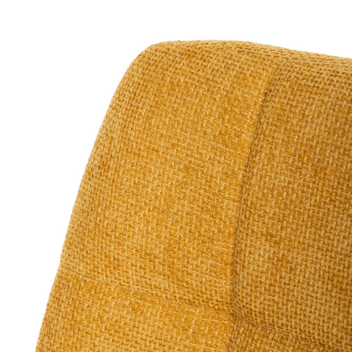 Silla Amarillo Tejido-Metal Contract 44 X 42 X 89 cm (Set de 4)