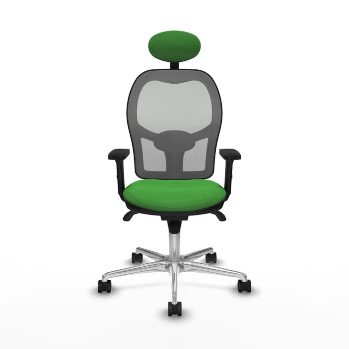 PIQUERAS Y CRESPO Silla de oficina Jorquera con mecanismo Sincro, Verde y Gris PIQUERAS Y CRESPO Silla de oficina Jorquera con mecanismo Sincro, Verde y Gris