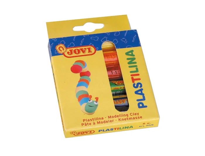 Jovi Plastilina Estuche de 6 Barras Colores Surtidos