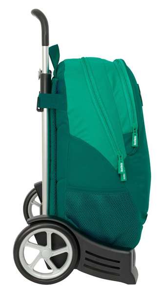 Safta Mochila 665 con Carro Evolution Resistente al Agua Real Betis Balompié 32x43x14 cm