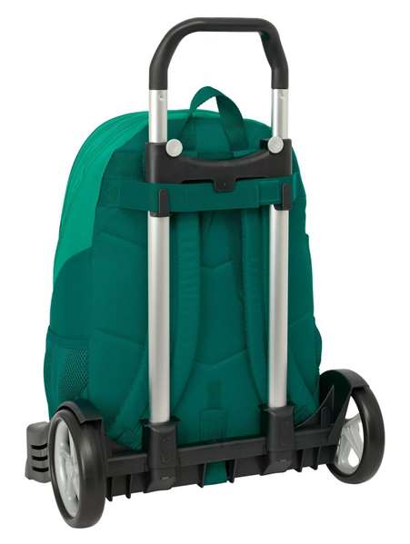 Safta Mochila 665 con Carro Evolution Resistente al Agua Real Betis Balompié 32x43x14 cm