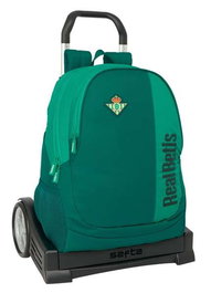 Safta Mochila 665 con Carro Evolution Resistente al Agua Real Betis Balompié 32x43x14 cm