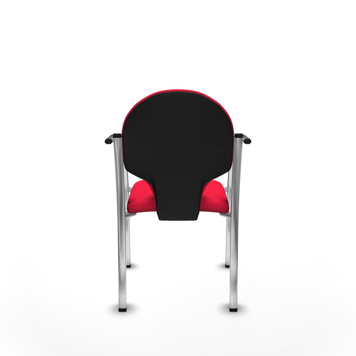 Silla de Recepción Hellín Piqueras y Crespo 220PTCRB350 Rojo 2 Unidades