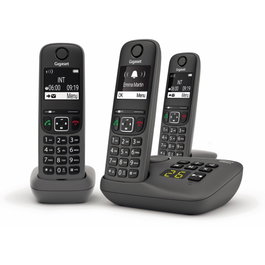 Gigaset AE690A Trio Teléfono Inalámbrico DECT/Analógico Antracita