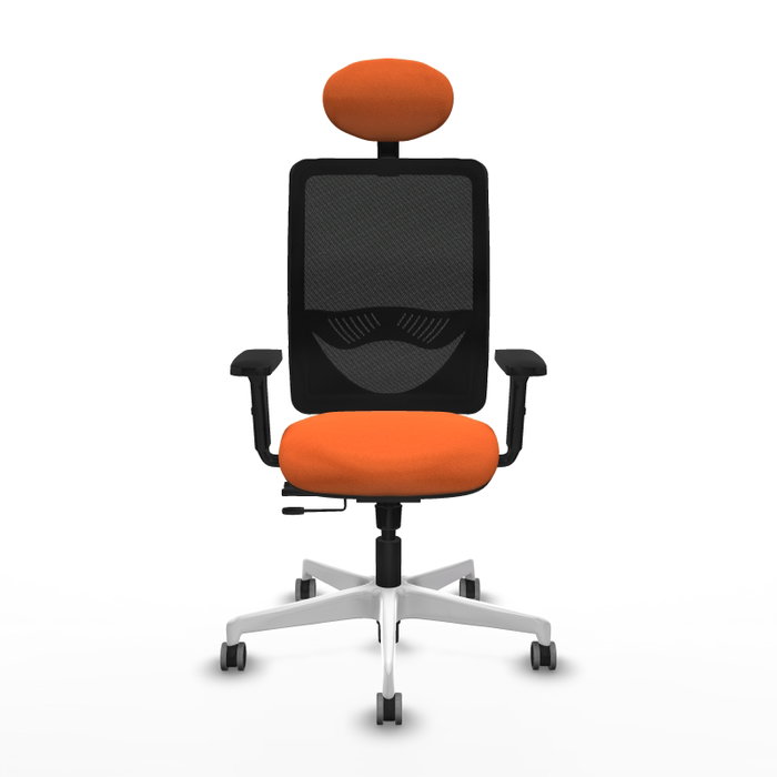 PIQUERAS Y CRESPO Silla de oficina Zulema Naranja y Negro PIQUERAS Y CRESPO Silla de oficina Zulema Naranja y Negro