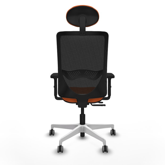 PIQUERAS Y CRESPO Silla de oficina Zulema Naranja y Negro PIQUERAS Y CRESPO Silla de oficina Zulema Naranja y Negro