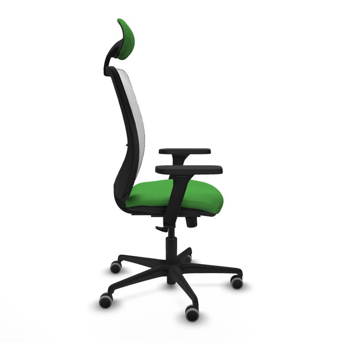 PIQUERAS Y CRESPO Silla de oficina Zulema con mecanismo Sincro, Verde y Blanco PIQUERAS Y CRESPO Silla de oficina Zulema con mecanismo Sincro, Verde y Blanco