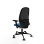 PIQUERAS Y CRESPO Silla de oficina Cilanco con mecanismo Sincro/Traslack Azul claro