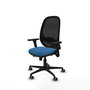 PIQUERAS Y CRESPO Silla de oficina Cilanco con mecanismo Sincro/Traslack Azul claro