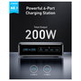 Anker Anker Prime Charger 200W Desktop GaN 4 x USB-C 2 x USB-A Negro