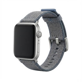 GUAN GA-MAG-BNDA-PP-CGBS Premium Plus Armband para Apple Watch, Gris/Azul, 38mm, 40mm, 41mm, 42mm
