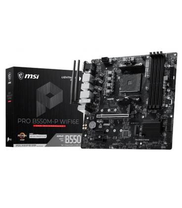 MSI PRO B550M-P WiFi6E AMD AM4 DDR4 mATX