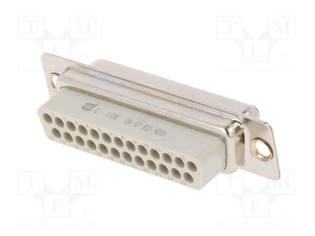 HARTING Conector D-Sub de 25 pines hembra HARTING Conector D-Sub de 25 pines hembra