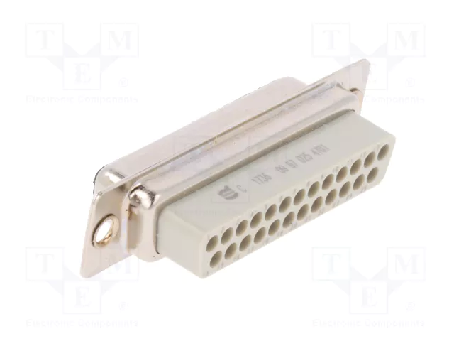HARTING Conector D-Sub de 25 pines hembra HARTING Conector D-Sub de 25 pines hembra