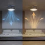 Philips Bliss Ventilador de techo con aspas retráctiles, LED, Blanco, Ø106 cm