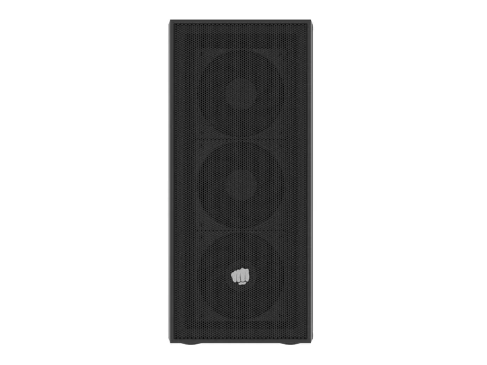 Fury Shobo SH8F Torre Midi Tower Negra con Ventana Sin Fuente 4 Ventiladores 120mm