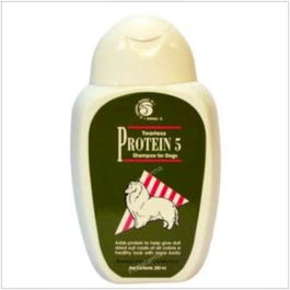 Ring 5 Vet Champú Proteína 5 Perros Vitalidad y Brillo Pelo, con Vitaminas y Colágeno, 250ml