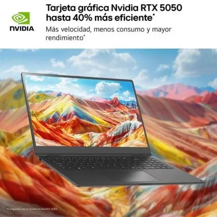 LG Gram Pro 17Z90TR-E.AD88B Portátil 17" Intel Core Ultra 7-255H, 32GB RAM, 1TB SSD, NVIDIA RTX 5050 8GB, IPS 2560x1600, Windows 11 Home