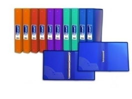 Carpeta De Anillas Office Box Pp Supra A4+ 4 An.40Mm 5 Col.Surt. (Set de 10)