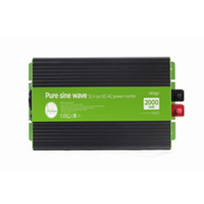 EnerGenie EG-PWC-PS2000-01 Inversor de Corriente Auto 2000 W Negro, Verde