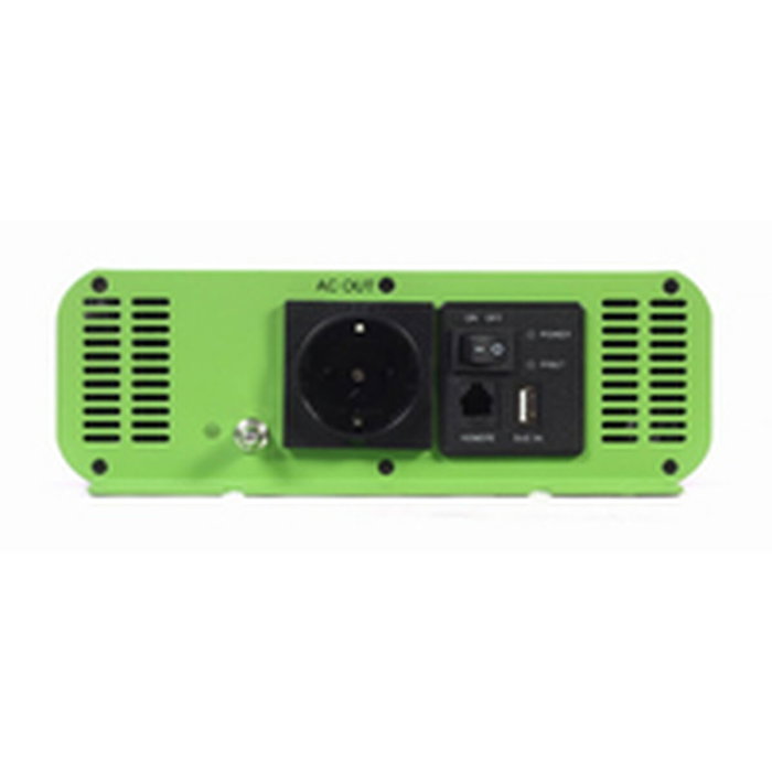 EnerGenie EG-PWC-PS2000-01 Inversor de Corriente Auto 2000 W Negro, Verde