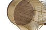 DKD Home Decor Cubertero Metal y Rubberwood Surtido de 2 Unidades