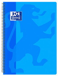Bloc Oxford School Classic Tapa Pp Fº 80H Cuadric.4X4 90G Azul Turquesa (Set de 5)