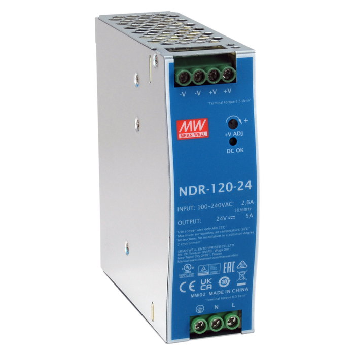 Level One POW-2442 Fuente de alimentación industrial 24VDC 120W DIN-Schiene