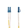 StarTech.com Cable de Fibra Óptica Duplex OS2 Monomodo LC/SC (UPC) 3m - Amarillo - Para 100Gbps/CWDM/Centro de Datos - Testeado con Informe, Cubierta LSZH
