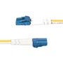 StarTech.com Cable de Fibra Óptica Duplex OS2 Monomodo LC/SC (UPC) 3m - Amarillo - Para 100Gbps/CWDM/Centro de Datos - Testeado con Informe, Cubierta LSZH