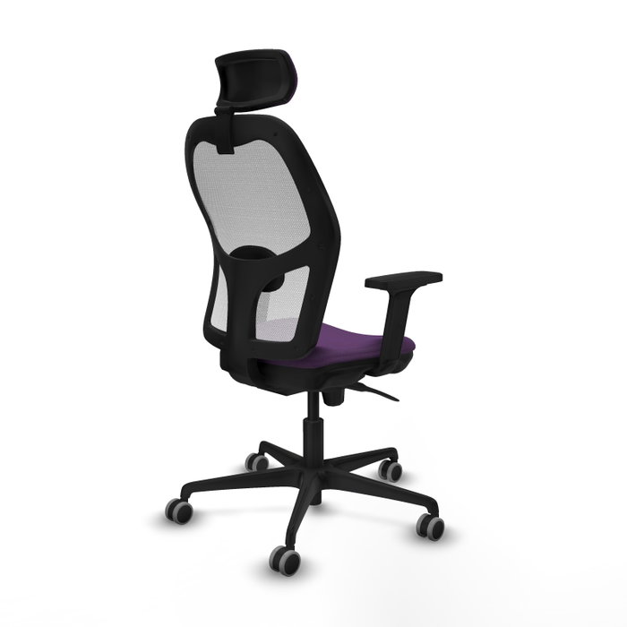 PIQUERAS Y CRESPO Silla de oficina Jorquera Morada y Blanca