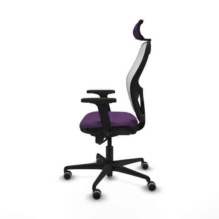 PIQUERAS Y CRESPO Silla de oficina Jorquera Morada y Blanca