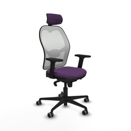 PIQUERAS Y CRESPO Silla de oficina Jorquera Morada y Blanca