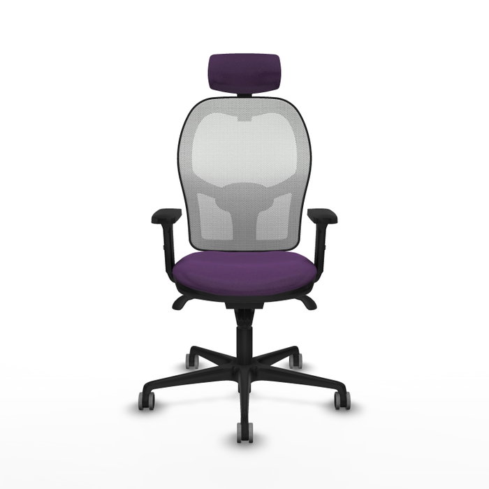 PIQUERAS Y CRESPO Silla de oficina Jorquera Morada y Blanca