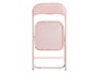 Giftdecor Silla Plegable PVC Rosa 88 x 6 x 45 cm (Set de 6)