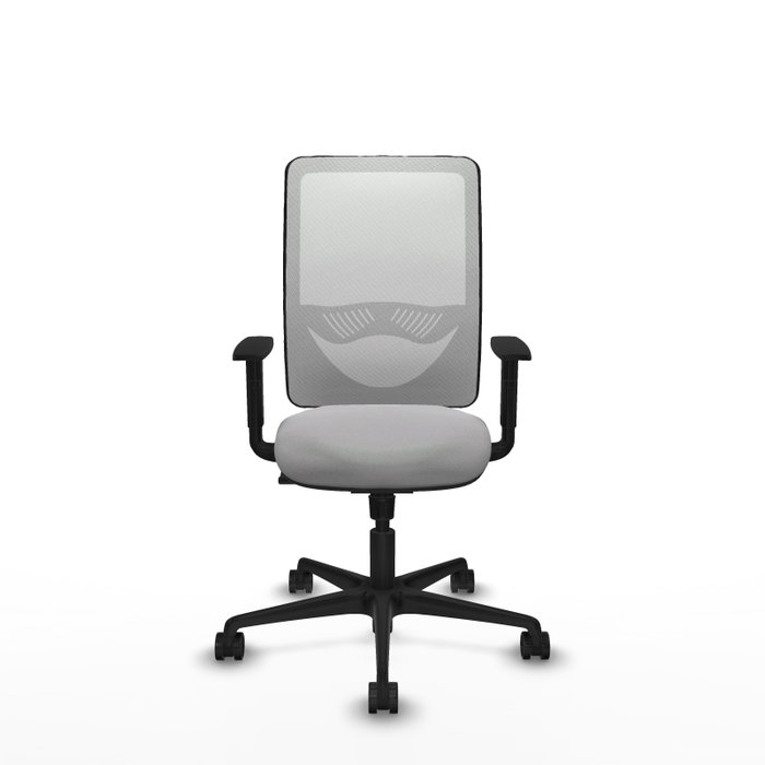PIQUERAS Y CRESPO Silla de oficina Zulema con mecanismo Sincro, Gris claro y Blanco PIQUERAS Y CRESPO Silla de oficina Zulema con mecanismo Sincro, Gris claro y Blanco
